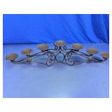 Wrought Iron 7-Candle Holder Candelabra