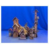 Rustic Decorative Birdhouse Collection