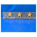 Primitive Star Wall Coat Rack