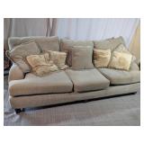 Beige Corduroy Sofa
