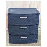 Sterilite 3 Drawer Wide Weave Tower