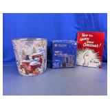 Christmas Decor Assortment with Grinch Book