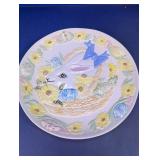 Easter Bunny Embossed Ceramic Plate