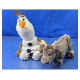 Disney Frozen Olaf and Sven Plush Set