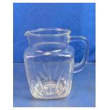 Clear Glass Beverage Pitcher
