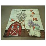 Farm Theme Decorative Fabric Banner