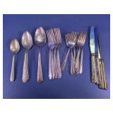 Silver-Tone Flatware Assortment