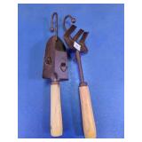 Hand Garden Trowel and Cultivator Tool Set