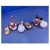 Mixed Snowman Holiday Ornament Lot
