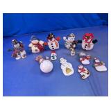 Snowman Christmas Ornament Collection