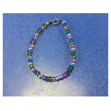 Colorful Beaded Friendship Anklet Clasp Chain