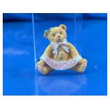 Vintage Holiday Cheer Teddy Bear Brooch Pin