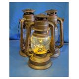 Vintage Battery-Operated Lanterns Lot