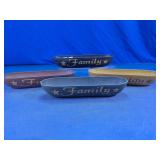 Primitive Wooden Dough Bowl Dï¿½cor Set