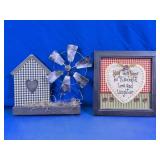 Farmhouse Home Dï¿½cor Wall Art & Windmill