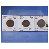 Vintage Japan & Hong Kong Coins Trio