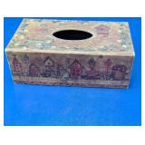 Rustic Tissue Box Cover