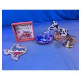 Mixed Holiday Decor & Bell Ornament Lot