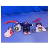 Snowman Holiday Decor & Plush Lot