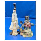 Snowman Holiday Figurine Decor Lot