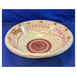 Large Hand-Painted Fruit Salad Serving Bowl