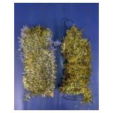 Gold & Silver Christmas Tinsel Garland Assortment