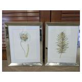 Lisa Audit Framed Botanical Mirror Wall Art Duo