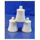 Green Hobnail Votive Holders