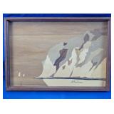Marquetry Coastal Wall Art