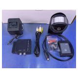 Vtg. Wired Motion Sensor Security Camera Set