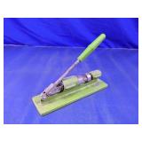 Vintage Avocado Green Cast Iron Nutcracker