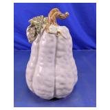 Vintage Crackle Glass Gourd Pumpkin Decor