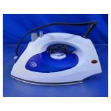 White and Blue TSK Steam & Dry Iron
