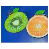 Fruit Coin Purse Keychains