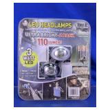 LED Headlamps 2-Pack 110 Lumens