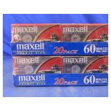Maxell 60 Minute Audio Cassette 20-Pack Pair