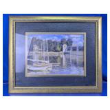 Claude Monet The Bridge at Argenteuil Framed Print