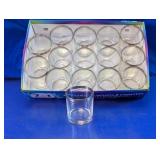 Silver Rim Rocks Glass Set