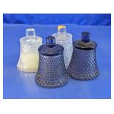 Hobnail Glass Candle Holders