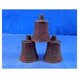 Hobnail Glass Candle Holder