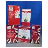 Clear Mini Incandescent Christmas Lights Lot