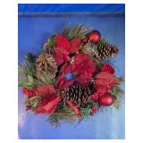 Christmas Poinsettia Wreath