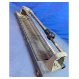 Vintage Manual Tile Cutter Tool