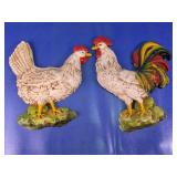 Chicken & Rooster Wall Plaques