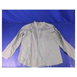 Cubavera Linen Blend Embroidered Shirt Large
