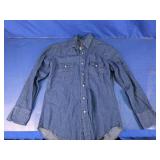 Wrangler Denim Western Shirt Medium