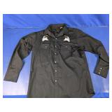 Plains Western Wear Eagle Snap Shirt Large