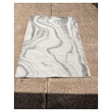 Safavieh Craft Grey and Gold Marble Area Rug