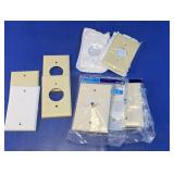 Assorted Leviton Wall Plates Blank Coax Lot