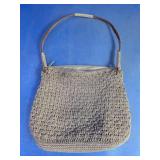 Woven Shoulder Handbag